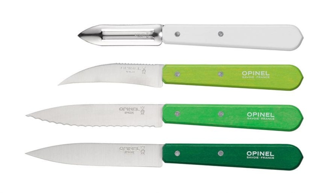 Knivsæt i fire dele, Primavera, Essentials - Opinel