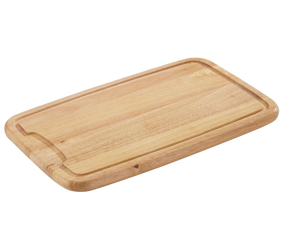 Trancher Rubberwood 42x27,5 cm - Zassenhaus i gruppen Madlavning / Køkkenredskaber / Skærebrætter hos The Kitchen Lab (1073-29595)