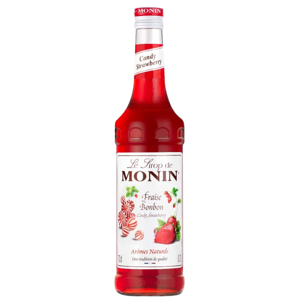 Monin Candy Strawberry 70 cl i gruppen Bar & Vin / Bar udstyr / Øvrig bar udstyr hos The Kitchen Lab (1083-30700)