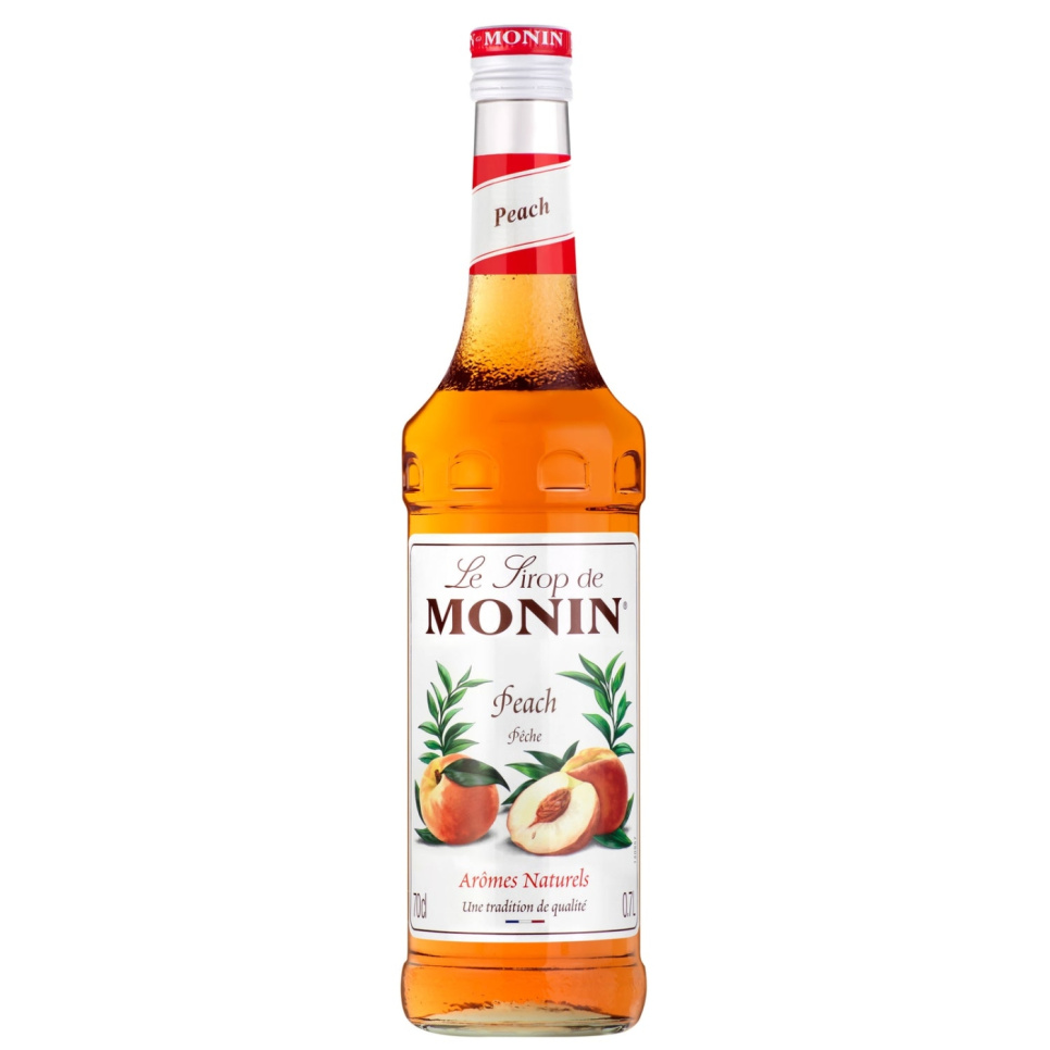 Monin Peach Syrup 70 cl i gruppen Bar & Vin / Bar udstyr / Øvrig bar udstyr hos The Kitchen Lab (1083-30750)