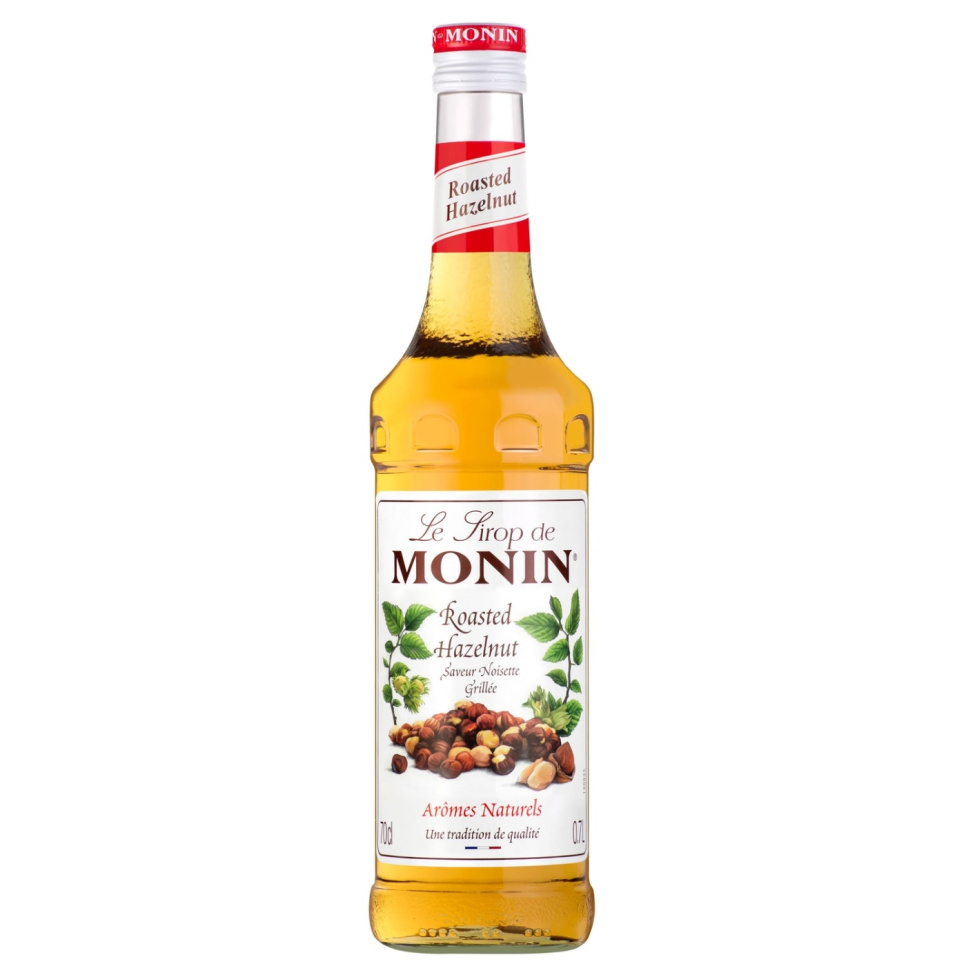 Monin Roasted Hazelnut Syrup 70 cl i gruppen Bar & Vin / Bar udstyr / Øvrig bar udstyr hos The Kitchen Lab (1083-30761)