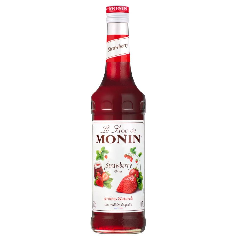 Monin Strawberry Syrup 70 cl i gruppen Bar & Vin / Bar udstyr / Øvrig bar udstyr hos The Kitchen Lab (1083-30768)