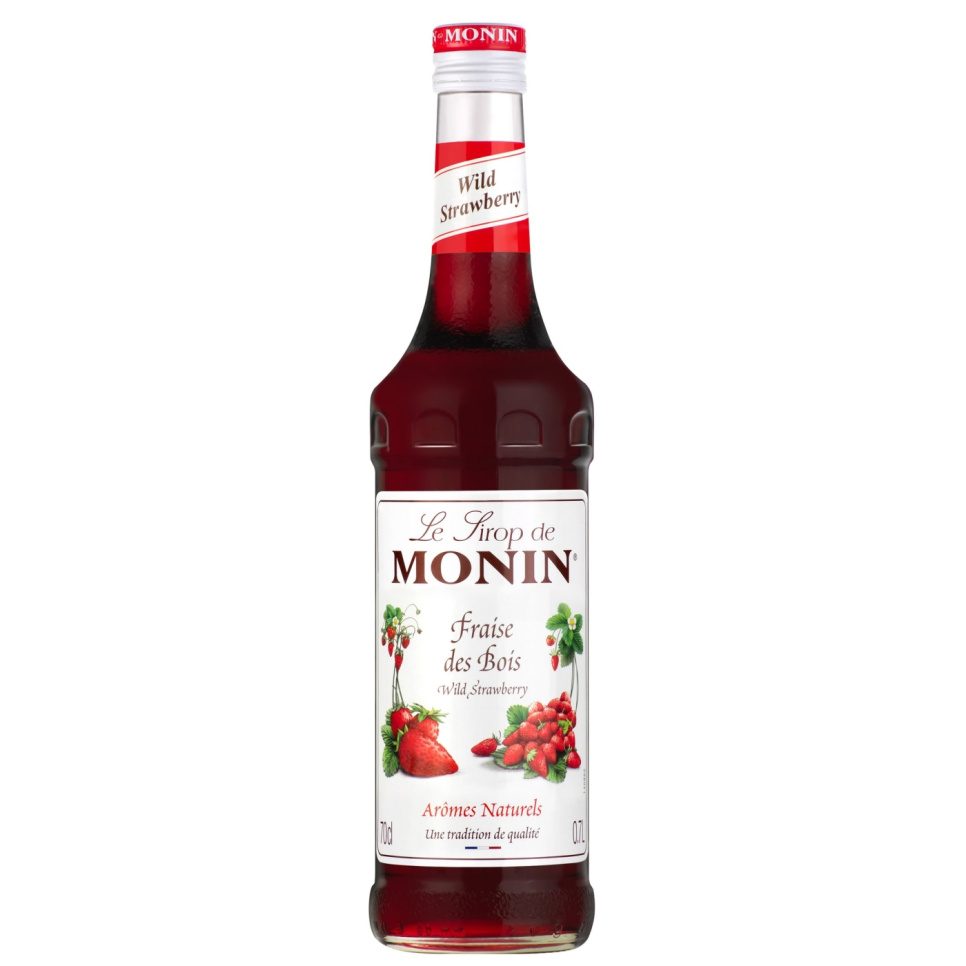 Monin Wild Strawberry Syrup 70 cl i gruppen Bar & Vin / Bar udstyr / Øvrig bar udstyr hos The Kitchen Lab (1083-30778)