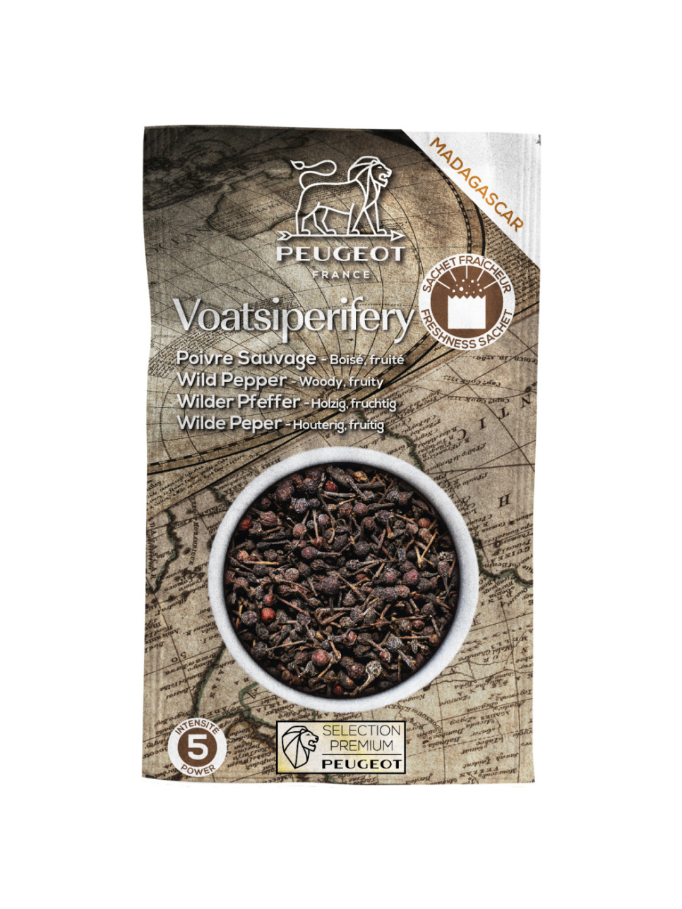 Voatsiperifery Wild Pepper, 60g, 3-pack - Peugeot i gruppen Madlavning / Kolonial hos The Kitchen Lab (1090-29633)