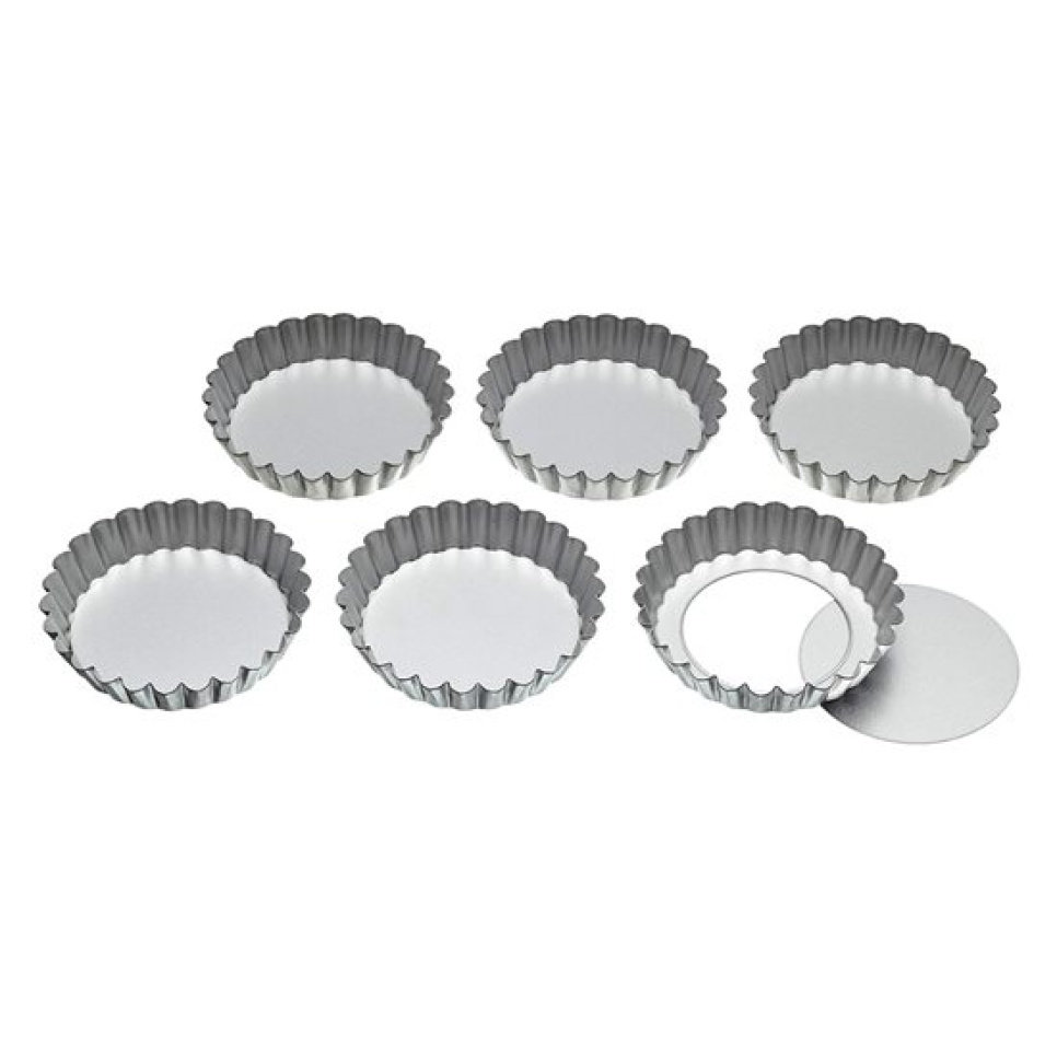 Tartlett, 10cm, 6-Pack - KitchenCraft i gruppen Bagning / Bageforme / Tarteletforme hos The Kitchen Lab (1100-30871)