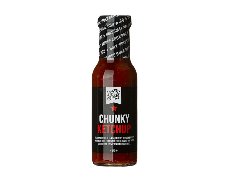 Chunky Ketchup, 270gr - Holy Smoke BBQ i gruppen Madlavning / Kolonial hos The Kitchen Lab (1282-30388)