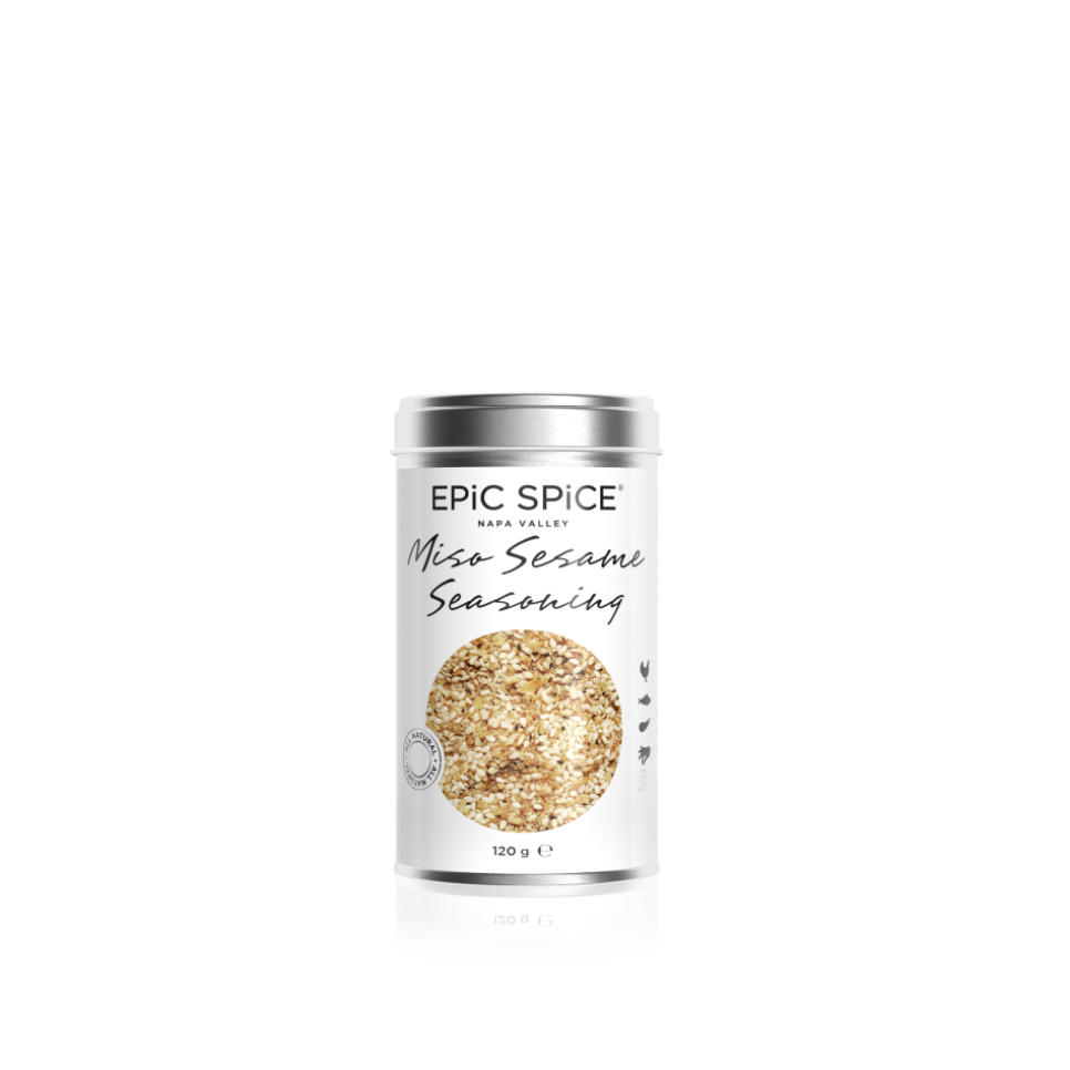 Miso Sesame Seasoning, 120gr - Epic Spice i gruppen Madlavning / Krydderier & Smagsstoffer / Krydderier hos The Kitchen Lab (1282-30401)