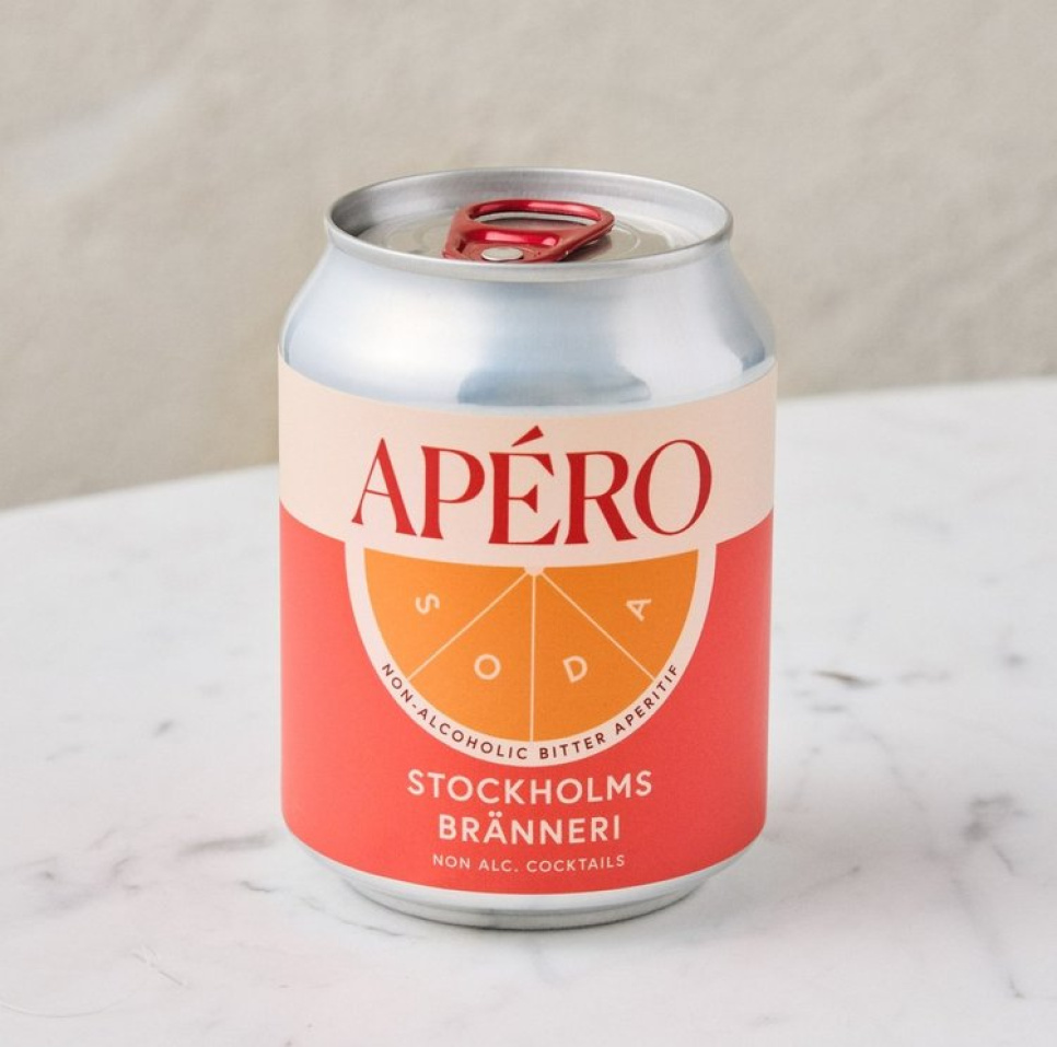 Apéro soda, 250ml, 0,5% - Stockholms Bränneri i gruppen Bar & Vin / Bar udstyr / Øvrig bar udstyr hos The Kitchen Lab (2222-30865)